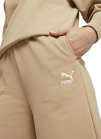 Puma 62423583 BETTER CLASSICS Sweatpants Bej Kadın Normal Bel Normal Kalıp Eşofman Altı