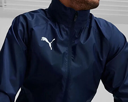 Puma Teamgoal All Weather Jacket Erkek Futbol Antrenman Yağmurluk 65903806 Lacivert