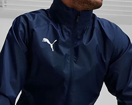 Puma Teamgoal All Weather Jacket Erkek Futbol Antrenman Yağmurluk 65903806 Lacivert