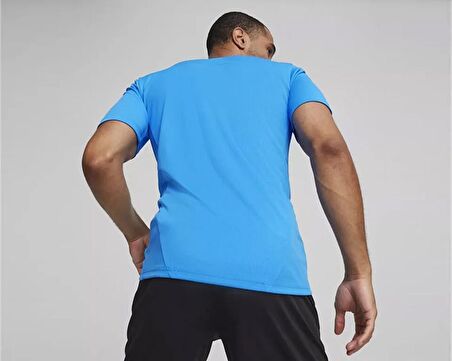 Puma Teamfinal Training Jersey Erkek Futbol Antrenman Tişörtü 65855702 Mavi