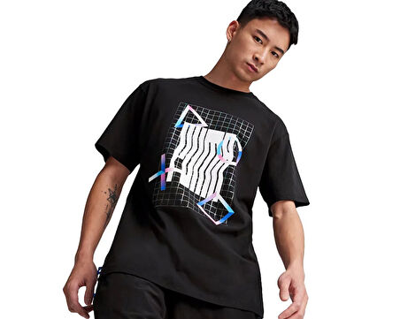Puma Puma X Playstation Tee Erkek Günlük Tişört 62469401 Siyah