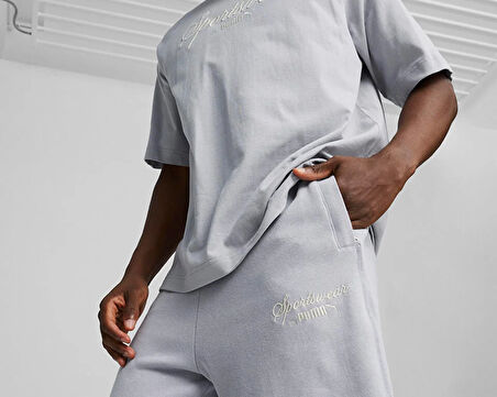 Puma Classics+ Sweatpants Erkek Günlük Eşofman Altı 62427663 Gri