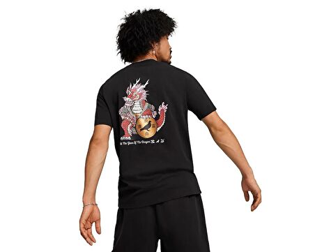 Puma Puma X Staple Graphic Tee Erkek Günlük Tişört 62472401 Siyah