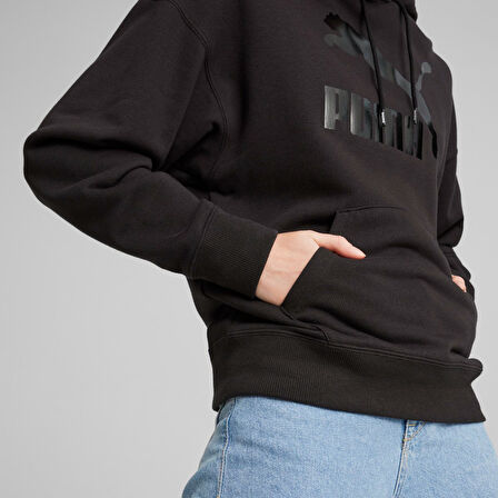 Puma Kadın Hoodie Classics Shiny Logo