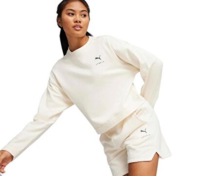 Puma Better Sportswear Crew Kadın Günlük Sweatshirts 67900899 Bej