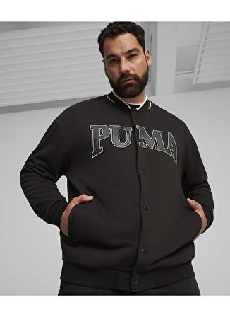 Puma 67897101  SQUAD Track Jacket Siyah Erkek Kapüşon Yaka Regular Fit Sweatshirt