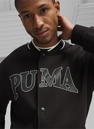 Puma 67897101  SQUAD Track Jacket Siyah Erkek Kapüşon Yaka Regular Fit Sweatshirt