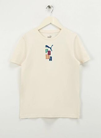 Puma Düz Krem Kadın T-Shirt 67926999-READY SET BETTER Tee