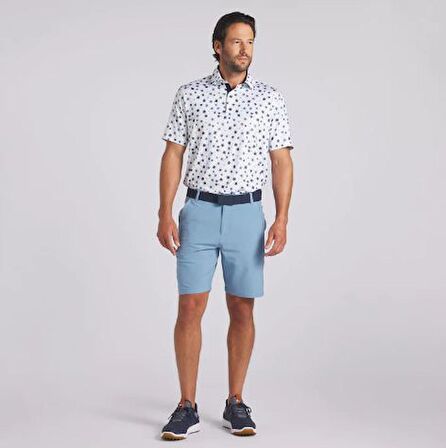 Puma CLOUDSPUN Floral Polo Tshirt / Erkek Çiçek Baskılı Golf Tshirt