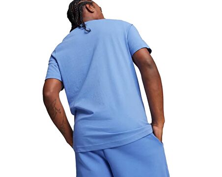 Puma Bmw Mms Ess Logo Tee Erkek Günlük Tişört 62131405 Mavi