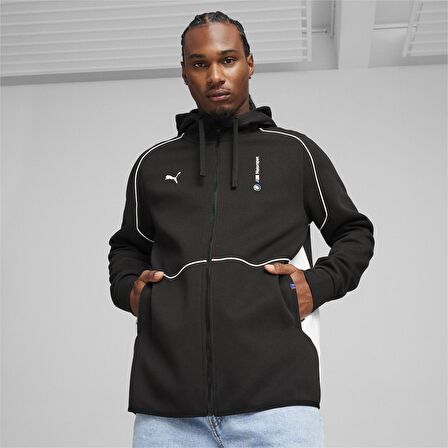 Bmw Mms Hooded Sweat Jacket Erkek Sweatshirt