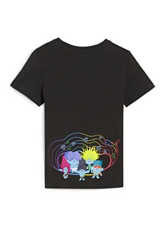 Puma Baskılı Siyah Erkek T-Shirt 62481601-PUMA X TROLLS Tee