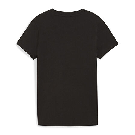 Classics Shiny Logo Kadın Siyah Günlük Stil T-Shirt 62559701