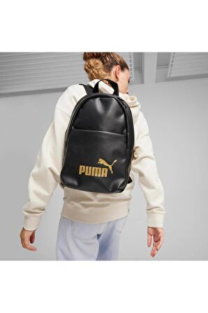 Puma Core Up Backpack Black Kadın Sırt Çantası 09027601 Siyah