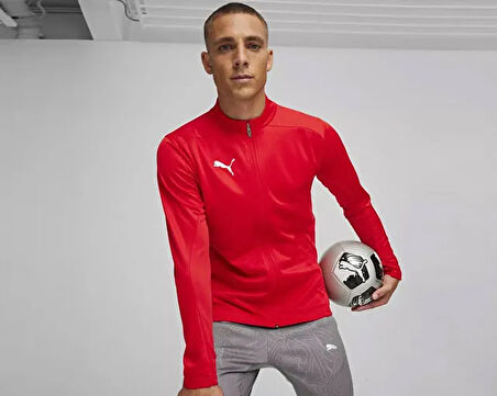 Puma Teamfinal Training Jacket Erkek Futbol Antrenman Ceketi 65855401 Beyaz