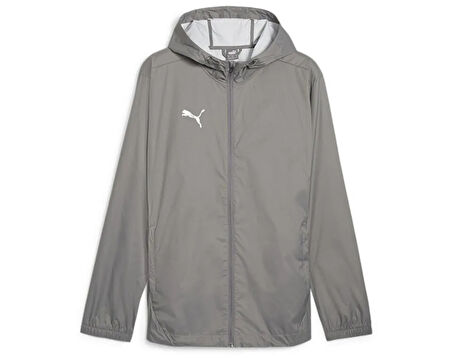 Puma Teamfinal Allweather Jkt Erkek Futbol Antrenman Yağmurluk 65859913 Gri