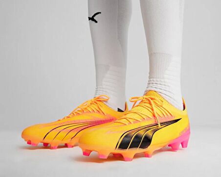 Puma Ultra Ultimate Fg/Ag Erkek Çim Zemin Kramponu 10774403 Turuncu