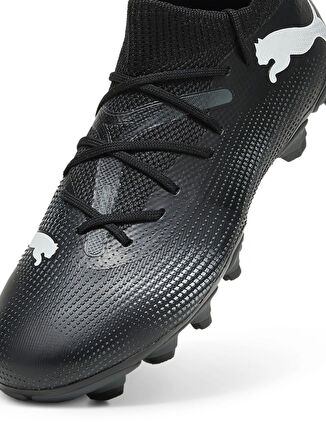 Siyah Erkek Çocuk Futbol Ayakkabısı 10772902-FUTURE 7 MATCH FG/AG Jr PU