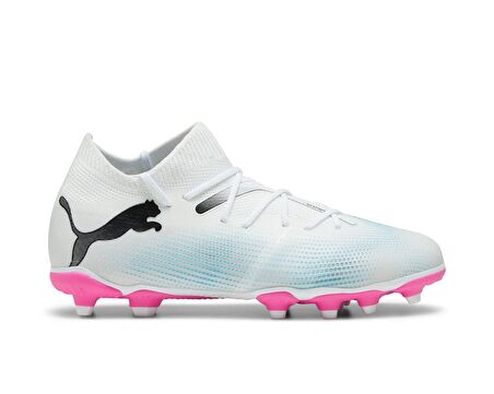 Puma FUTURE 7 MATCH FG/AG JR Çocuk Çim Zemin Kramponu 10772901 Beyaz