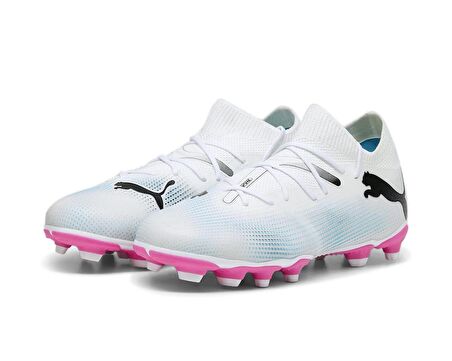 Puma FUTURE 7 MATCH FG/AG JR Çocuk Çim Zemin Kramponu 10772901 Beyaz