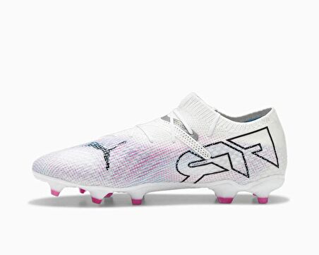 Puma FUTURE 7 PRO+ FG/AG Unisex Çim Zemin Kramponu 10770501 Beyaz