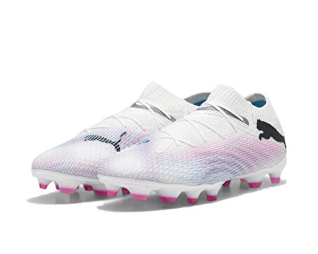 Puma FUTURE 7 PRO+ FG/AG Unisex Çim Zemin Kramponu 10770501 Beyaz