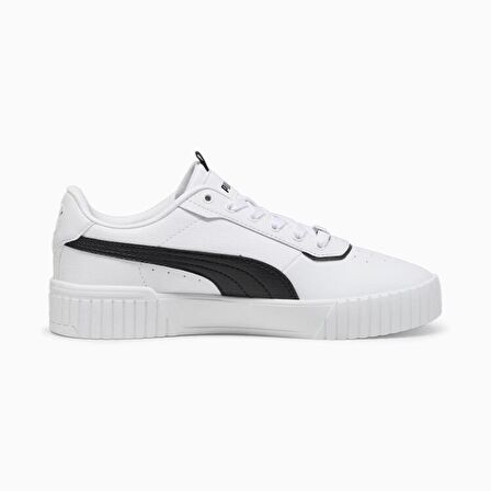 Puma Carina 2.0 Lux Beyaz-Siyah Kadın Günlük Ayakkabı