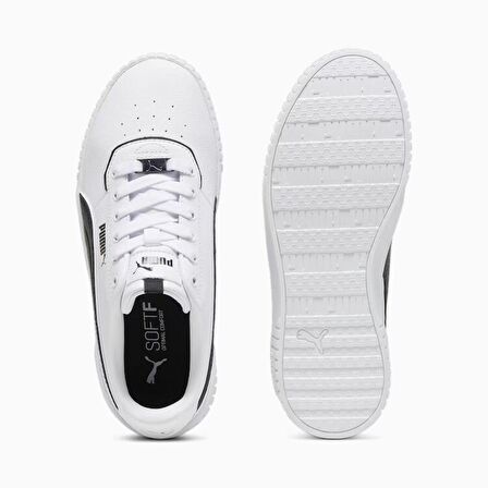 Puma Carina 2.0 Lux Beyaz-Siyah Kadın Günlük Ayakkabı