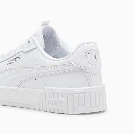 Puma Carina 2.0 Lux Beyaz-Gri Kadın Günlük Ayakkabı