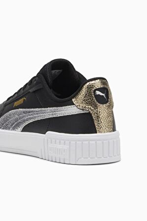 Puma Carina 2.0 Metallic Shine 395096 02 Kadın Sneaker Ayakkabı Siyah Gümüş 36-40 