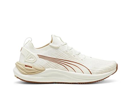 Puma Electrify Nitro 3 Knit Unisex Koşu Ayakkabısı 37908412 Krem