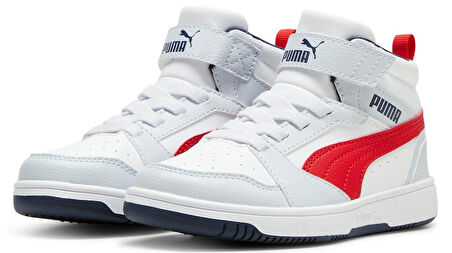Puma Rebound V6 Mid AC+ PS 393832 Ortopedik Çocuk Spor Ayakkabı