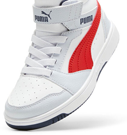 Puma Rebound V6 Mid AC+ PS 393832 Ortopedik Çocuk Spor Ayakkabı