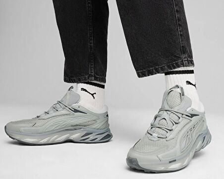 Puma Exotek Nitro Base Unisex Günlük Ayakkabı 39493316 Gri