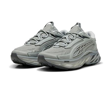 Puma Exotek Nitro Base Unisex Günlük Ayakkabı 39493316 Gri