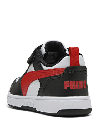 Puma Siyah - Beyaz - Kırmızı Erkek Çocuk Yürüyüş Ayakkabısı 39741904-Puma Rebound V6 Lo AC+ PS