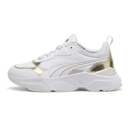 Puma Cassia Metallic Shine Gold Beyaz Kadın Sneaker