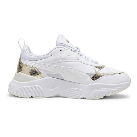 Puma Cassia Metallic Shine Gold Beyaz Kadın Sneaker