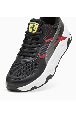 Puma Ferrari Trinity 30795003 Erkek Koşu Yürüyüş Ayakkabısı Siyah Kırmızı 40-45 