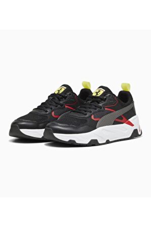 Puma Ferrari Trinity 30795003 Erkek Koşu Yürüyüş Ayakkabısı Siyah Kırmızı 40-45 