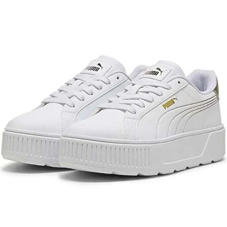 Puma Karmen Metallic Shine BEYAZ Kadın Günlük Ayakkabı
