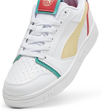 Puma 395568-01 Rebound V6 Lo R,S, B Jr Unisex Spor Ayakkabı