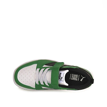 Puma Rebound V6 Lo Ac Çocuk Sneaker 39741905 BEYAZ YEŞİL