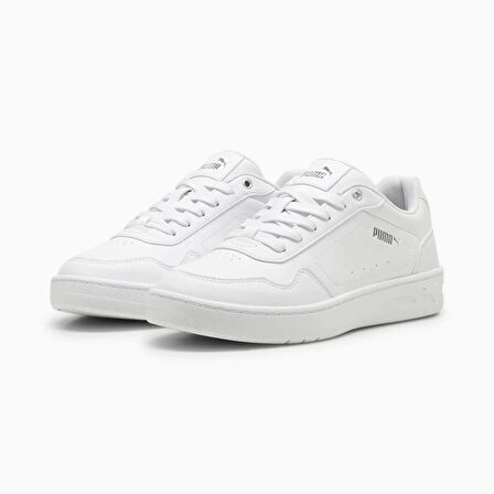 Puma Court Classy Beyaz-Gümüş Kadın Günlük Ayakkabı
