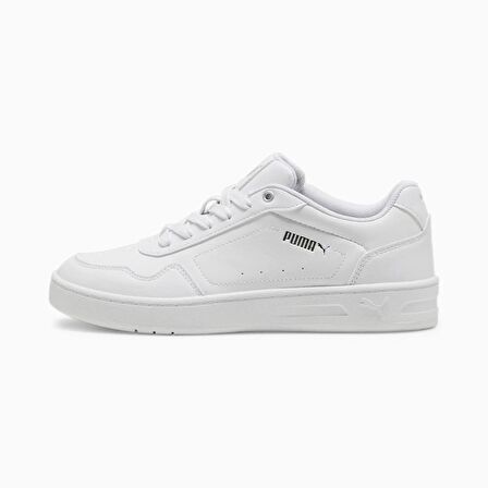 Puma Court Classy Beyaz-Gümüş Kadın Günlük Ayakkabı