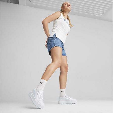 Puma Karmen L Beyaz-Mavi Kadın Günlük Ayakkabı