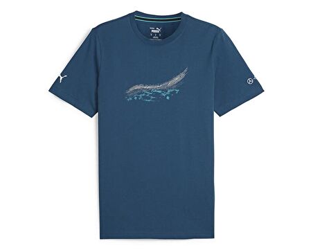 Puma Mapf1 Ess Car Graphic Tee Erkek Günlük Tişört 62375907 Mavi