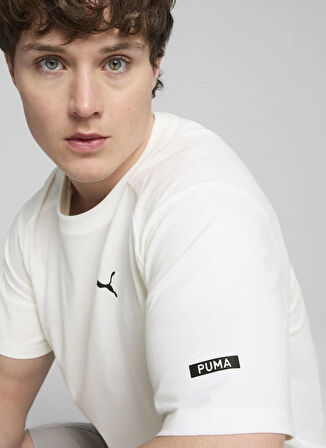 Puma 67891302 RAD/CAL Tee PUMA White Beyaz Yuvarlak Yaka Regular Fit Düz Erkek T-Shirt