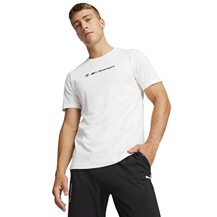Bmw Mms Erkek Beyaz Günlük Stil T-Shirt 62416002