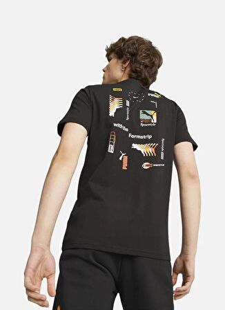 Puma Düz Siyah Erkek T-Shirt 62441801-CLASSICS BRAND LOVE Tee